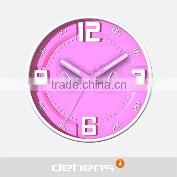 DEHENG Plastic Wall Clock With Temperature and Humidity photo-5