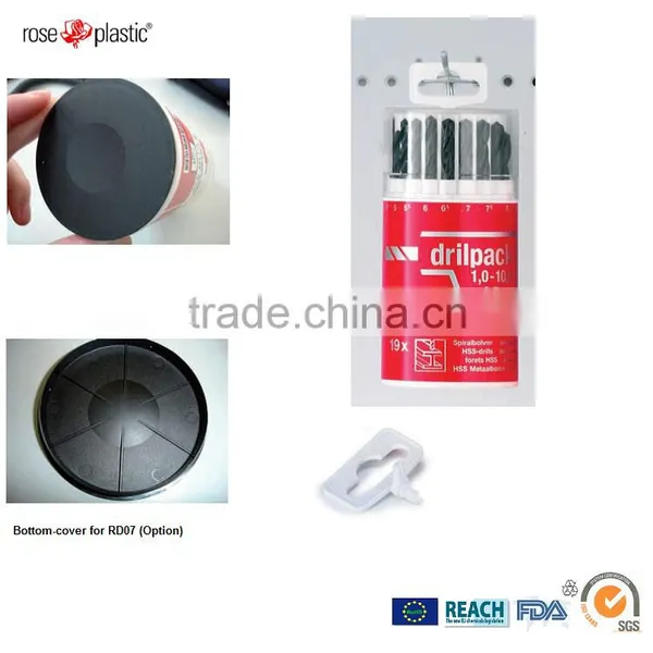 Plastic Unit Pack Packaging Box for Drills With Hanging Loop RD photo-6