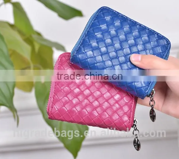 Ladies Pocket Braided Wallet