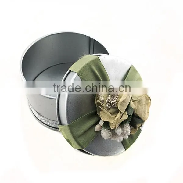 Sweet Wedding Door Gift Tin Box,tin Gift Box With Ribbon Closure,engagement Gift Box Packaging Box photo-2