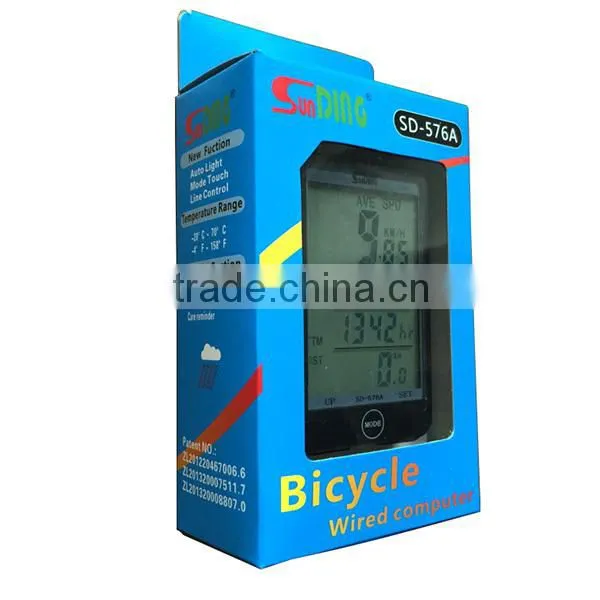 30 Function Sunding Bicycle Computer Touch Screen Bike Speedometer Light Control Cycle Computer photo-6