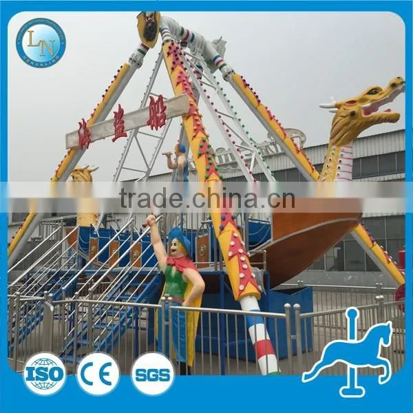 China Supplier Kids Playground Swing Rides Amusement Park Mini Pirate Ship Rides for Sale photo-5