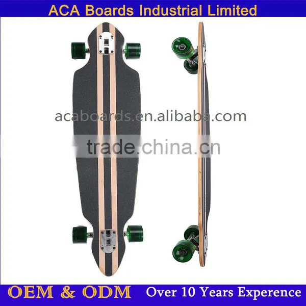41inch Drop Through Led Wheels Longboard Skateboard photo-2