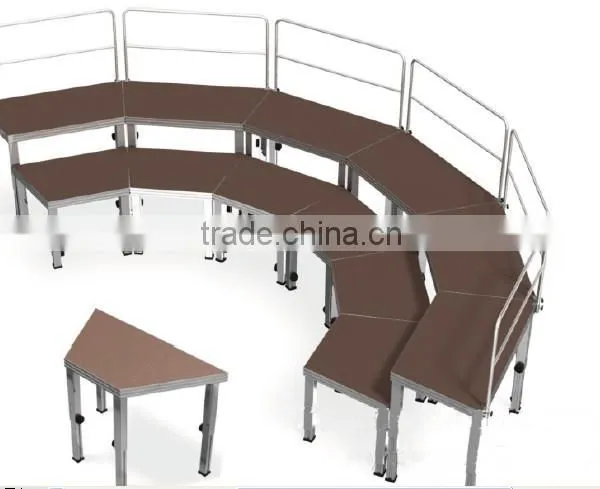 Aluminum Portable Choral Stage Movable Choral Risers for Sale photo-5