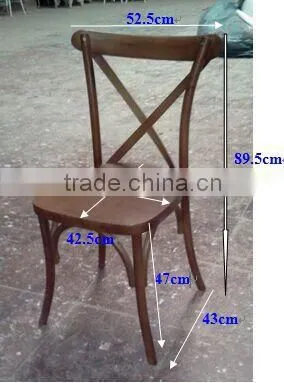 Beech X Back Dining Chair photo-2