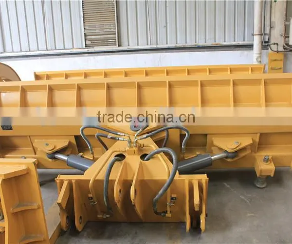 Small Wheel Loader ZL 12F With Snow Blade and Snow Blower
