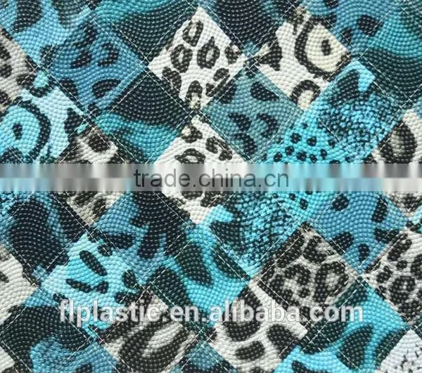 Pearl Embossing Printing Pvc Leather photo-3