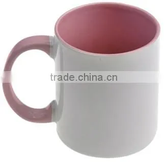 China Manufacturer Plain White 11oz Sublimation Two-tone Mugs photo-6