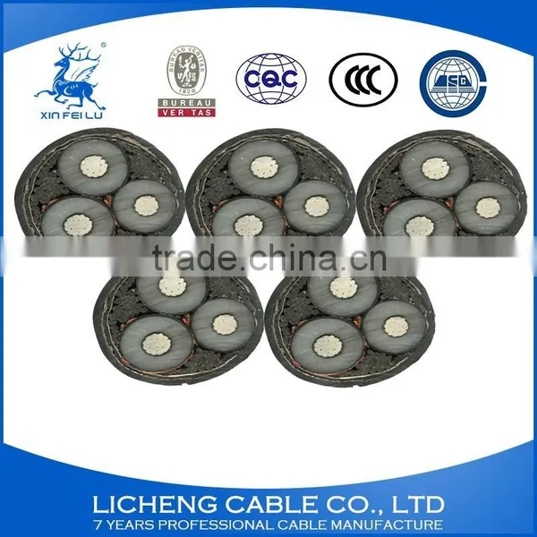 3*240mm2- Steel-tape Armoured Electric Power Cable AL Conductor XLPE Insulated PVC Sheathed -YJLV22 photo-4