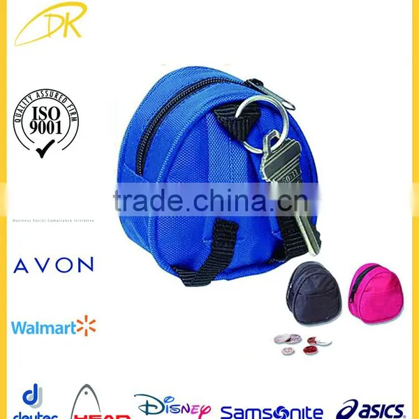 Miniature Backpack Shape Coin Holder, Brand Coin Pouch With Holder for Key