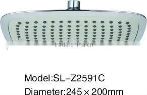 square shower head
