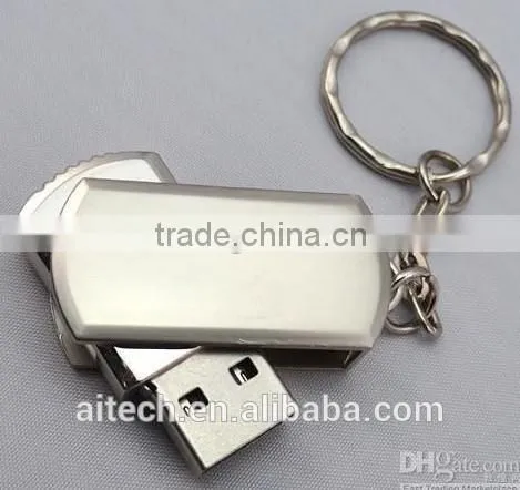 2015 Hot Selling Swivel Usb Flash Drive Metal Usb 2.0 Driver photo-3