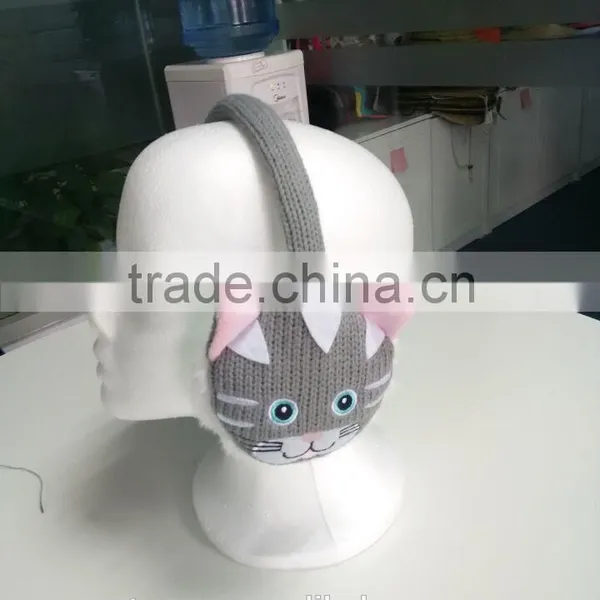 Winter Fashionable Warm Knitted Earmuff Kids photo-6