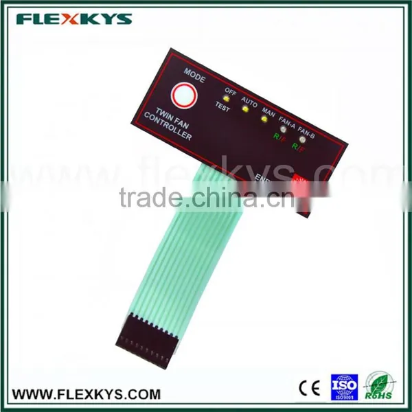 Embossing Key Poly Dome Non-tactile Feedback Led Membrane Switch photo-5