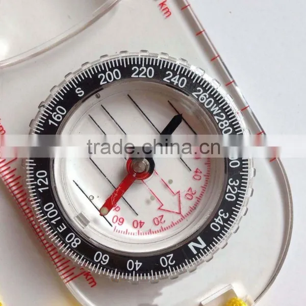 Cheap Metal Drawing Military Qibla Direction Compass With Scale Ruler photo-6