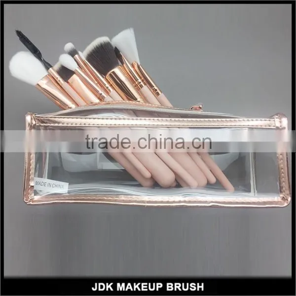 9 Pieces Makeup Brush Pink Makeup Brush Set High Quality Cosmetic Brush Set photo-5