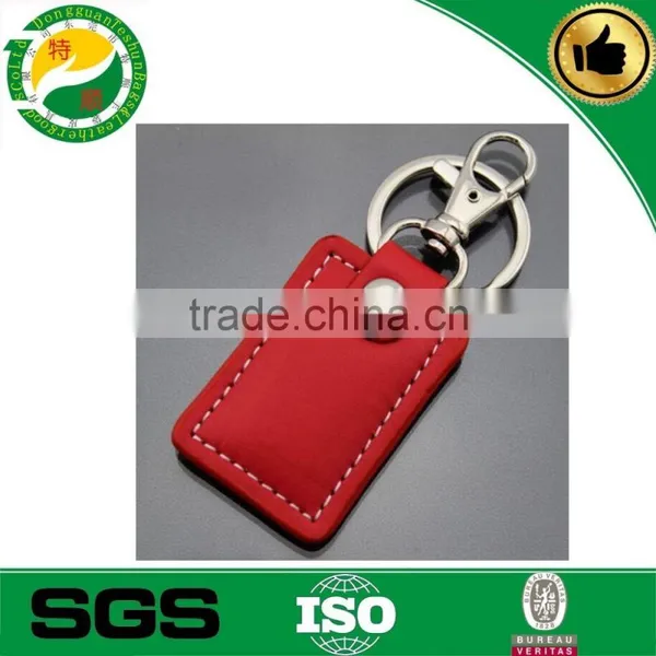 Promotional Factory custom Vintage Style Keychain leather