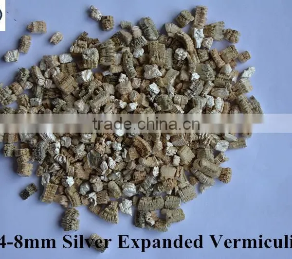 High Quality Lightweight Silver/Gold Expanded Vermiculite for Board photo-4