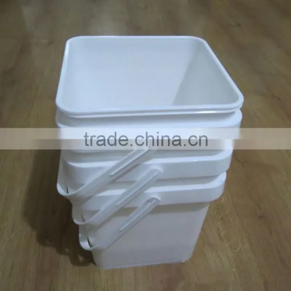 Plastic Square Pail 5L Food Grade Pure PP Material photo-2
