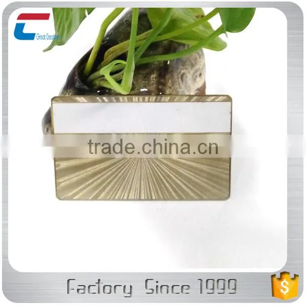Customized Silver Stainless Steel Metal Business Cards photo-2