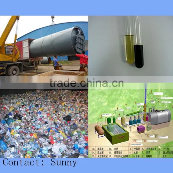 DAYI Used Rubber Tires Recycling Machines /used Tyres Rubber Oil Plant With New Pyrolysis Technology photo-3