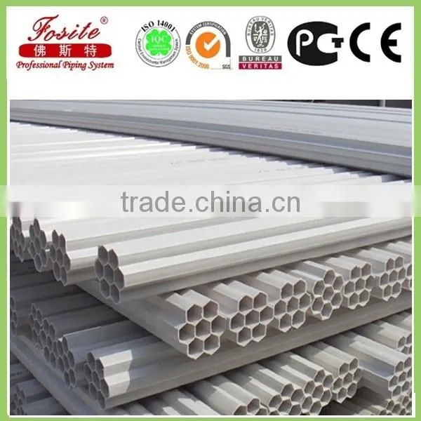 Grey/white Color PVC Electrical Conduit With Socket photo-2