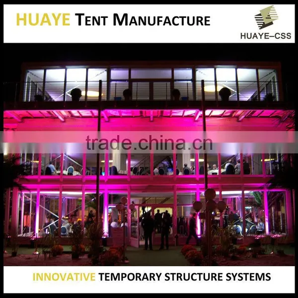 Luxury Multi-level Structure Wedding Events Tent With Lighting for Sale photo-3