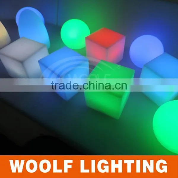 20CM RGB Color Change Night Club Waterproof Led Cube Chair Lighting photo-5