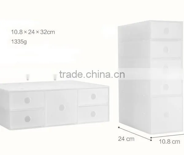 Combination Drawer Storage Box Plastic Drawer Storage Cabinet photo-3
