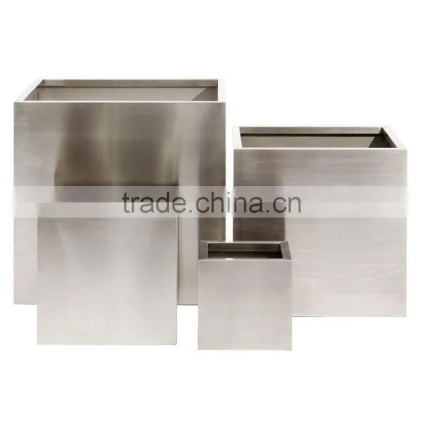 FO-9004 Stainless Steel Flower Pots, Large Pots
