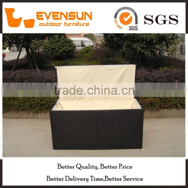 Traditional Cube Storage Rattan Box Wicker Furniture photo-5