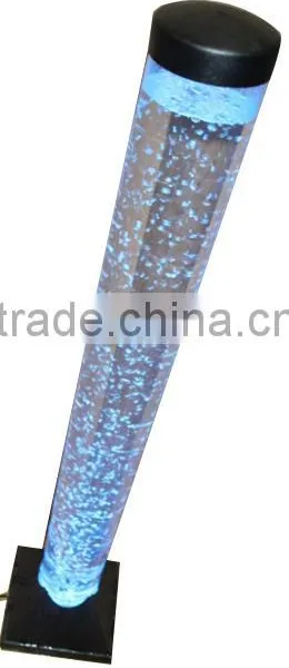 Color Changing LED Light Circular Acrylic Water Bubble Column 550173 photo-3