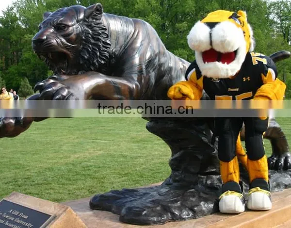 Bronze Foundry Metal Craft Life Size Tiger Bronze Animal Statue for Garden photo-4