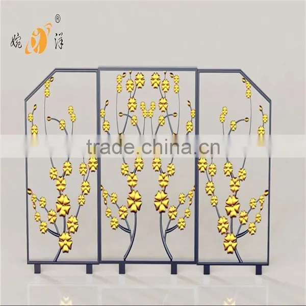 2017 House New Design Living Room Decorative Cheap Antique Folding Screen photo-3