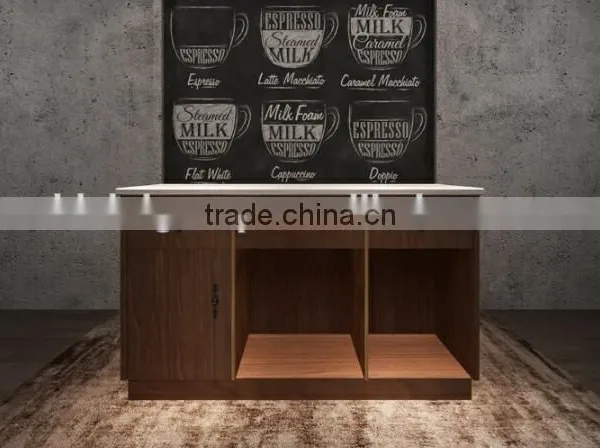 Classical Reception Desk Modern Shop Counter Design Mobile Shop Counter(BG11-M103) photo-3