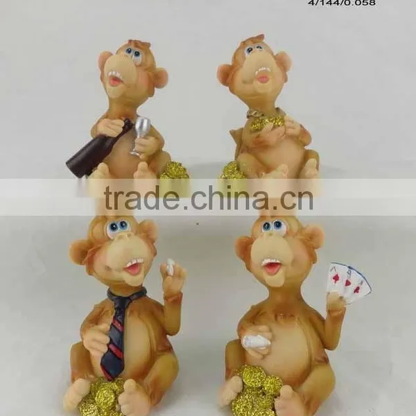Resin Monkey Figurine for New Year photo-5