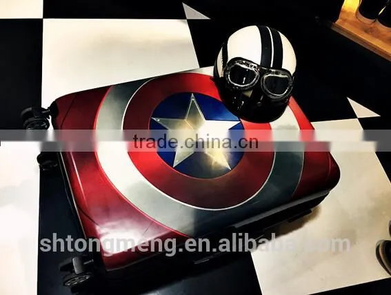 Hard Shell Travel Luggage Trolley Suitcase Printing Luggage photo-6