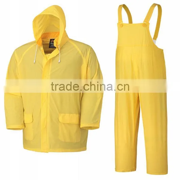 Waterproof Workwear Custom Rain Coat Security Overall Safety Raincoat photo-2