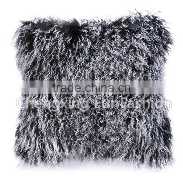 CX-D-04V Lamb Fur Pillow Cases Factory Fashion 100% Competitive Price Cheap Wholesale Pillow photo-6