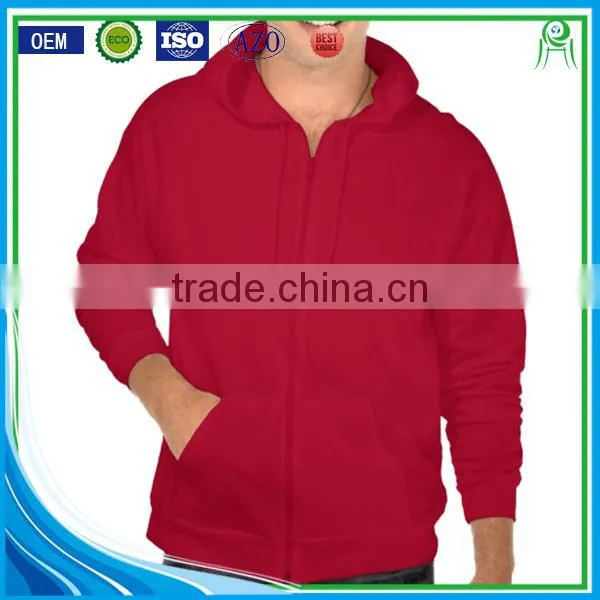China Factory Custom Printing 100% Cotton Long Zipper Hoodie photo-3