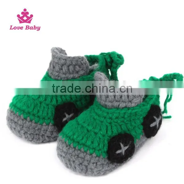 New Design Cheap Handmade Crochet Baby Shoes Pattern LBS20151223-57 photo-4