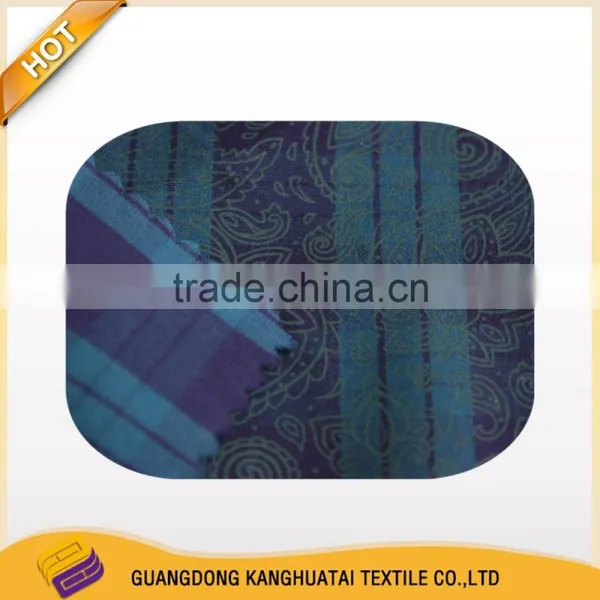 High Quality 40*40 100% Cotton Yarn Dyed Printing Wholesale photo-3