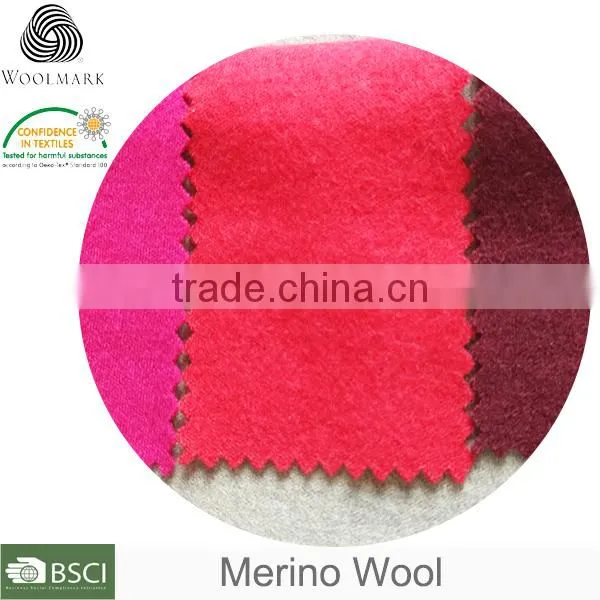 High Quality Knit Merino Wool Jersey Fabric,merino Pink Wool Fabric photo-2