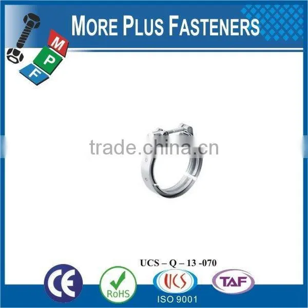 Made in Taiwan Stainless Steel Strong Stainless Steel Hose Clamps Flexible Hose Clamp V Band photo-4
