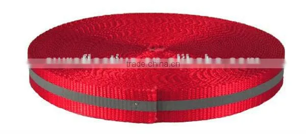 Custom Printed Lime High Light Reflective Grosgrain Weaving Ribbon photo-5