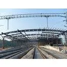 Welded Or Hot Rolled, Railway Station, Q235 & Q345 Structural Metal Truss Buildings