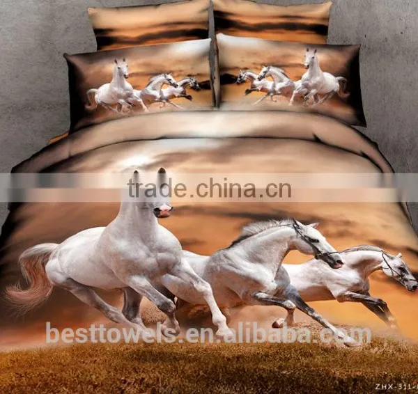 Good Quality 3d Printed Cot Sunflower Bedding Set photo-5