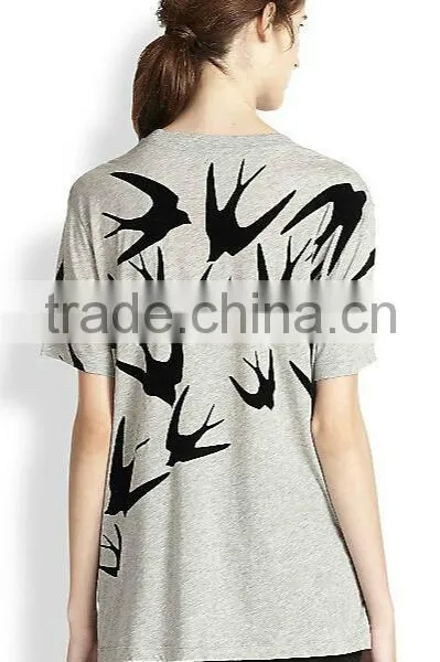 100% Cotton Graphic Print Boyfriend Tee photo-3