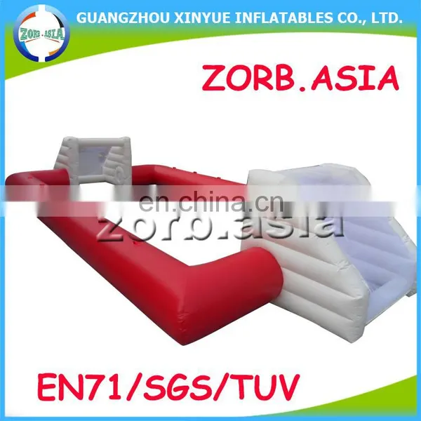 0.55mm PVC Tarpaulin Giant Cheap Inflatable Soap Soccer Field, Inflatable Water Soccer Field for Sale photo-4