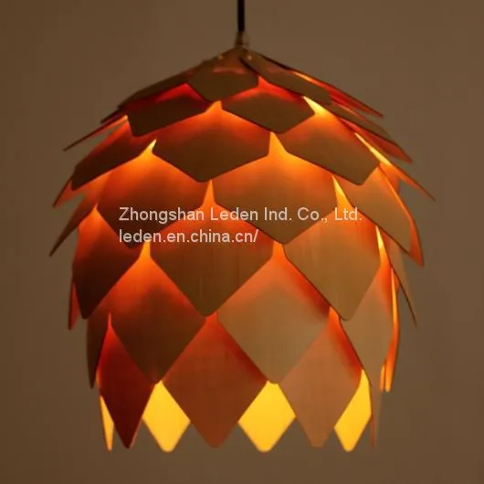 Indoor Wooden Pendant light